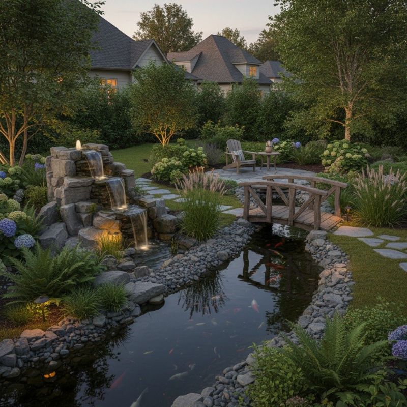 Pond Waterfall Construction in Honolulu, HI